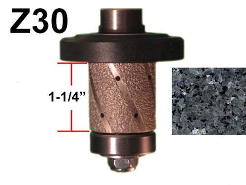 Z30 Router bit for Granite, Marble, Concrete and Engineered Stone