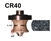 CR40 Router bit for Granite, Marble, Concrete and Engineered Stone Router Bit 5/8"-11 Thread