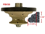 FBV30 Hand Profile for Granite, Marble, Concrete and Engineered Stone Router Bit 5/8"-11 Thread