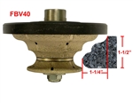 FBV40 Hand Profile for Granite, Marble, Concrete and Engineered Stone Router Bit 5/8"-11 Thread