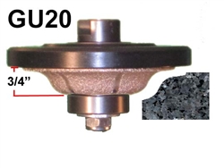 GU20 Router bit for Granite, Marble, Concrete and Engineered Stone Router Bit 5/8"-11 Thread